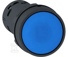 Schneider Electric Valdymo mygtukas 22mm mėlyna su grįžimu 1Z 1R (XB7NA65)