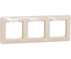 Schneider Electric RĖMAS 3 RĖMŲ BEIGE SEDNA DIZAINAS