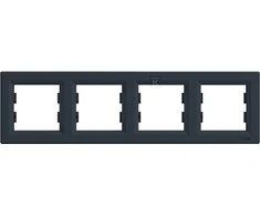 Schneider Electric 4 kartus horizontalus antracito rėmelis (EPH5800471)