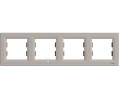 Schneider Electric 4 kartus horizontalus bronzos rėmelis (EPH5800469)