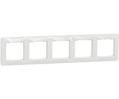 Schneider Electric Penkiavietis rėmelis SCHNEIDER Sedna Design, baltas; SDD311805