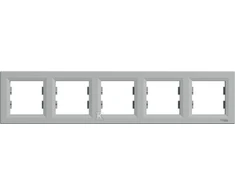 Schneider Electric 5 kartus aliuminio horizontalus rėmelis (EPH5800561)