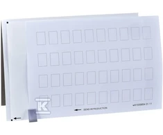 Schneider Electric 40 lapas tuščios etiketės spausdinimui 18 x 27mm (ZBY5100)
