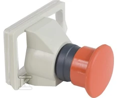 Schneider Electric 40mm saugos mygtukas apgaubams raudonai pasukti (GV2K011)