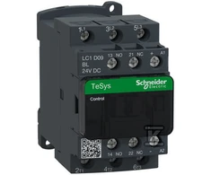 Schneider Electric Schneider maitinimo kontaktorius 9A 3P 24V DC 1NO 1NC (LC1D09BL)