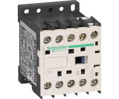 Schneider Electric Schneider maitinimo kontaktoriaus TeSys K AC3 12A 3P 1NC ritės 24VAC dėžutės gnybtai (LC1K1201B7)