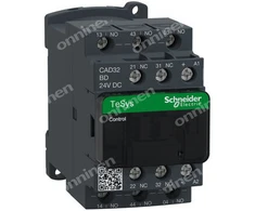 Schneider Electric Schneider pagalbinis kontaktorius 18A 3NO 2C 24V DC CAD32BD