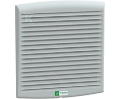 Schneider Electric Schneider ClimaSYS 230V 165m3 / h ventiliatorius su oro išleidimo grotelių ir G2 filtras (NSYCVF165M230PF)