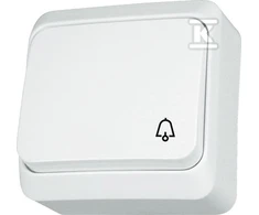 Schneider Electric Bell mygtukas Prima balta - WDE001012