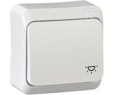 Schneider Electric Lengvas mygtukas Prima balta - WDE001013