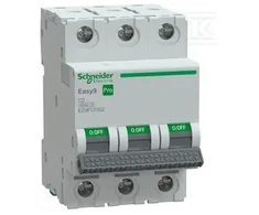 Schneider Electric Schneider Viršsrovės automatinis jungiklis C 2A 3P Easy9 Pro EZ9F57302