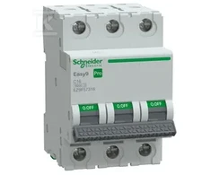 SCHNEIDER ELECTRIC EASY9 JOHDONSUOJAKATKAISIJA (MCB), 3P, 16A, C-KÄYRÄ, 6000A