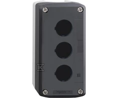 Schneider Electric 3 skylės dėklas 22mm pilkas IP65 - XALD03