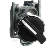 Schneider Electric Jungiklis 2 padėtis 22mm 1Z mygtukas be grįžtamo juodo XB4BD21
