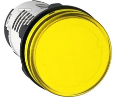 Schneider Electric Signalinė lempa 22mm geltona 230V AC - XB7EV05MP