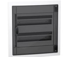 Schneider LVSXP218 PrismaSeT XS 2x18 PSXS-2-18-PT-P skirstomieji įrenginiai, įleidžiami į žemę, skaidrios durys, IP40 IK09 LVSXP218