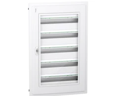 Schneider LVSXP524 PrismaSeT XS 5x24 PSXS-5-24-PT-P skirstomieji įrenginiai, įleidžiami į žemę, skaidrios durys, IP40 IK09 LVSXP524