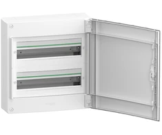 Schneider LVSXQ218 PrismaSeT XS 2x18 paviršinis skirstomasis įrenginys PSXS-2-18-NT-B baltos durys IP40 IK09 LVSXQ218