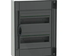 Schneider LVSXR213 PrismaSeT XS 2x13 PSXS-2-13-NT-P skirstomasis skydas, montuojamas paviršiuje, skaidrios durys, IP40 IK09 LVSXR213
