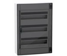 Schneider LVSXR318 PrismaSeT XS 3x18 PSXS-3-18-NT-P skirstomasis skydas, montuojamas paviršiuje, skaidrios durys, IP40 IK09 LVSXR318