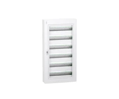 Schneider LVSXR624 PrismaSeT XS 6x24 skirstomasis skydas PSXS-6-24-NT-P paviršinės permatomos durys IP40 IK09 LVSXR624