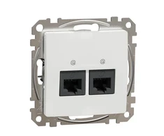 Schneider Electric Sedna Design Kompiuterio lizdas 2xRJ45 kat.5e UTP baltas SDD111452