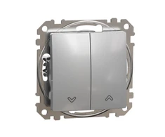 Schneider Electric Sedna Design Sidabrinė aliuminio žaliuzių jungtis SDD113104