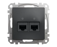 Schneider Electric GN.KOMP.2XRJ45 6UTP JUODA ANT.SEDNA DES