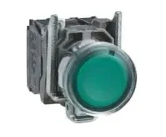 Schneider Electric Harmony XB4R belaidė ir be akumuliatoriaus mygtuko galvutė su siųstuvu, Žalias Metal I ZB4RTA331