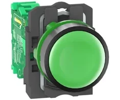 Schneider Electric Harmony XB4R belaidė ir be baterijos mygtuko galvutė su siųstuvu raudono metalo ZB4RTA4
