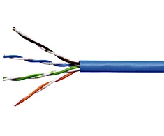 Schrack Technik U/UTP cat.5E 4X2XAWG24 PVC mėlynas kabelis (305 mb)