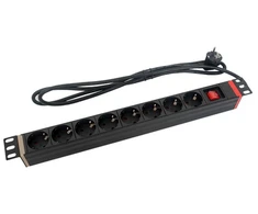 Securitynet LZ1U8GW Ilgiklis 8x230V, su jungikliu