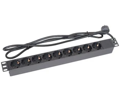 Securitynet LZ1U9GBW maitinimo lizdas 19" 9x230V
