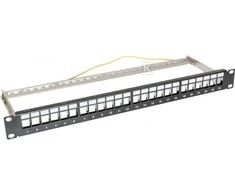 Securitynet NEĮRENGTAS SKYDELIS 19" 1U, Juodas