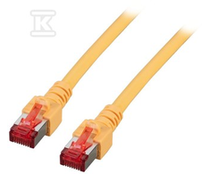 Securitynet PATCHCORD RJ45 S/FTP 6 LSZH ŻÓŁ 2