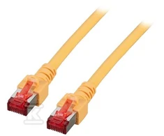 „Securitynet“ jungiamasis laidas RJ45 S/FTP 6 LSZH geltonas 1 vnt.