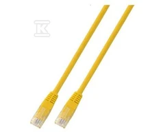 Securitynet PATCHCORD RJ45 U/UTP 5E PVC CCA ŻÓŁ 0