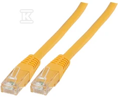 Securitynet PATCHCORD RJ45 U/UTP 6 PVC CCA ŻÓŁ 3