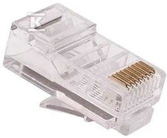 Securitynet RJ45 PLUG 6 UTP, TIK APVALIUI 100S KABELIUI