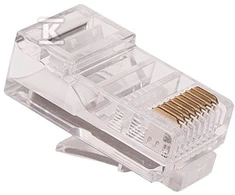 Securitynet RJ45 PLUG 6 UTP, TIK APVALIUI 100S KABELIUI