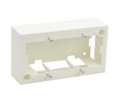 Securitynet WP45X4543 Dviguba paviršinio montavimo dėžutė /4 moduliai/balta WP45X4543