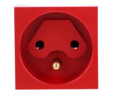 Securitynet WP45X4571 Viengubas modulinis lizdas su spyna ir raktu, raudonas WP45X4571