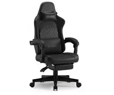 SENSE7 DEVON PU krėslas, juodas