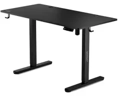 SENSE7 elektrinis rašomasis stalas Nojo 120x60 cm Juodas