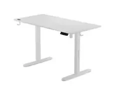 SENSE7 elektrinis stalas Nojo 120x60 Baltas