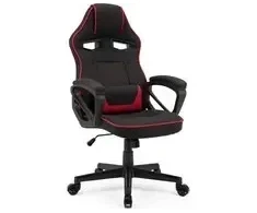 SENSE7 Knight audinio fotelis, juoda ir raudona