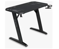 SENSE7 Nomad Kibernetinis juodas / Žaidimų stalas / 120 x 60 cm