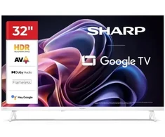Sharp LC-32HF2265EW 81,3 cm (32") HD išmanusis televizorius su Wi-Fi, baltas