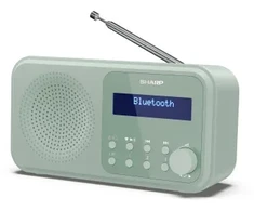 Sharp DR-P420(GN) Tokyo Portable Digital Radio, FM/DAB/DAB+, Bluetooth 5.0, USB or Baterija Powered, Aquamarine Žalias | Sharp