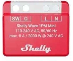 Shelly Wave 1PM Mini LR išmanioji Z-Wave relė